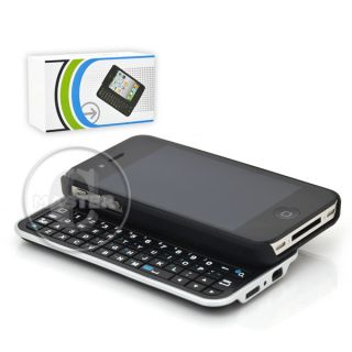 Compact Bluetooth HID Wireless QWERTY Keyboard Slider Case iPhone 4 4S 