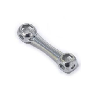 New Dog Bone Mini Pocket Hexagon Wrench Multi Tool Keychain 10 in 1 