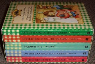   Series by Laura Ingalls Wilder, Lot of 6 Paperback Books, Boxed Set