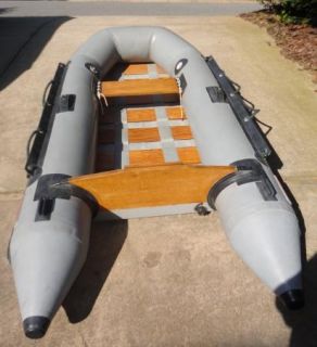 Seaworthy DINGHI INFLATABLE BOAT 8 Foot Tender with 2 Paddles