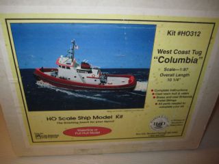 Harbor Ocean HO Trains West Coast Tug Boat Model Kit