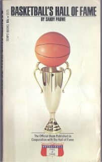   of Fame 1973 Naismith Bob Cousy George Mikan Vintage PB Book