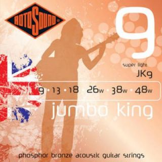 RotoSound Acoustic Guitar String Set Phosphor Bronze 9 48 JK9