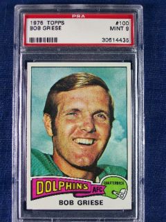 topps 100 bob griese graded psa 9 click on the link to view our many 