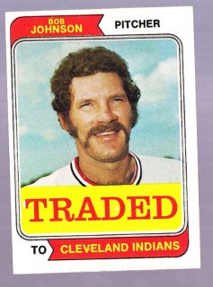 Bob Johnson Cleveland Indians 1974 Topps Clean 269T