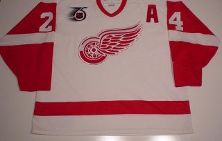 Bob Probert Detroit Red Wings 75th Jersey CCM Any Size
