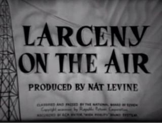 Larceny on The Air DVD 1937 Robert Livingston Crime Drama Grace 