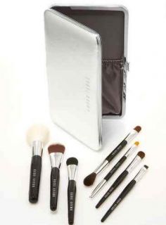 Bobbi Brown 7pc Deluxe Full Size Travel Brush Set NEW Makeup cosmetic 