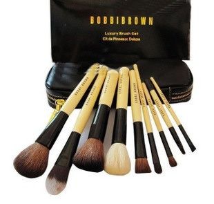 BOBBI BROWN Luxury Makeup Brush Set Cosmetic Gift 10pcs Essentials For 