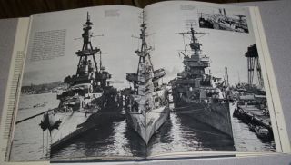 Military Book Lot of 5 Navy Battleships Aircraft Carriers WWII