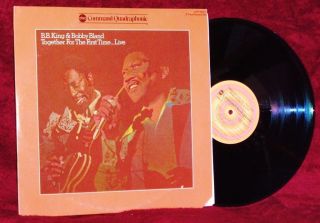 LP Set B B King Bobby Bland Together for First Time Live ABC Command 