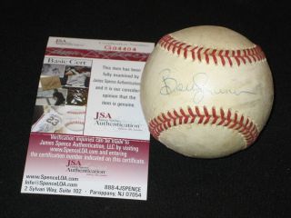 Bobby Murcer Yankees Signed Autographed OAL Ball JSA