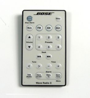 bose wave radio ii replacement remote control white used item come 