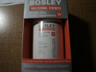 Bosley hair vitimans for woman (prevent or help thinning hair)
