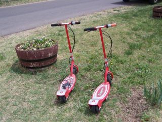  2 Gently Used Razor Electric Scooters