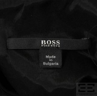 Boss Hugo Boss Black Short Sleeve Shift Dress Size 10