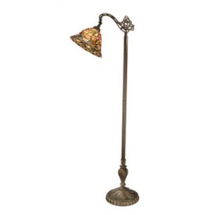 Dale Tiffany TF50181 Antique Brass Bochner Downbridge Floor Lamp