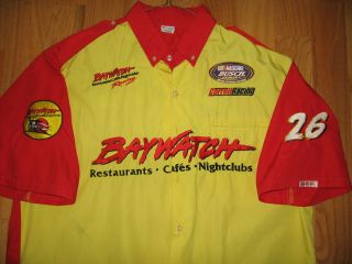   Used Pit Crew Shirt Baywatch Bobby Hamilton Jr Carroll Racing