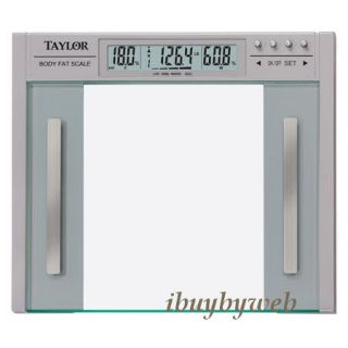 Taylor 5758F Body Fat & Body Water Monitor Bath Weight Scale NEW