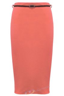   for Women Stretchy Rib Knee Length Bodycon Size 8 10 12 14
