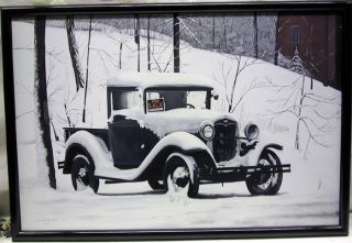 joseph michetti for sale classic car oil painting