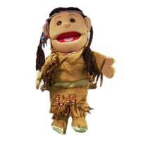 PROFESSIONAL PRO MINISTRY FULL BODY GLOVE HAND PUPPETS AMERICAN INDIAN 