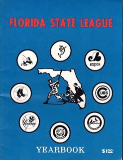 1975 FSL Florida State League Yearbook w Scott Boras