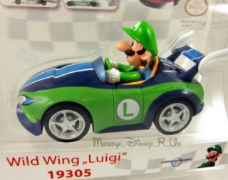 Nintendo Mario Kart Wii Wild Wing Luigi 19305 Pull Back Toy Car New 
