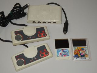 NEC PC Engine 5 Player Multi Tap 2 Controllers Bomberman 94 SF II 