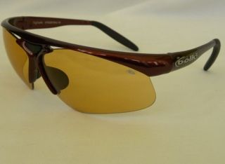 Bolle Vigilante Crimson Gray Amber Extra Lenses 0752267504 Sunglasses 