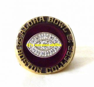 1994 Boston College Eagles Aloha Bowl Championship Ring