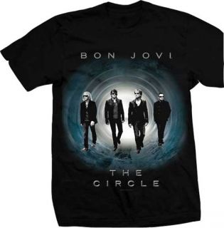 Bon Jovi The Circle Tour Rock Concert T Shirt New