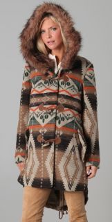 Size Medium BB Dakota Bostwick Coat Jacket Navajo Native Tribal Hoodie 