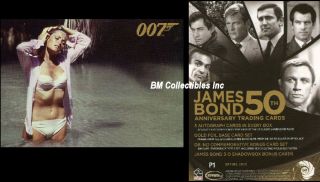 James Bond 50th Anniversary Promo Card P1 Rittenhouse Archives