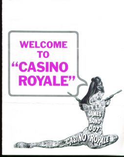 Peter Sellers David Niven Ursula Andress ++ Casino Royale film program 
