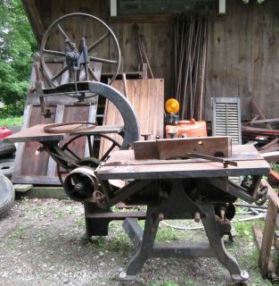   SIDNEY TOOL CAST IRON JUNIOR 30 BAND TABLE SAW TOOL JOINTER ETC BOYDEN