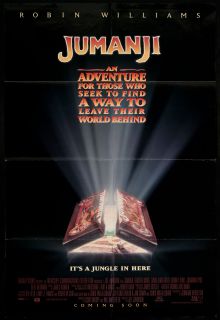Jumanji 1995 Original U.S. One Sheet Movie Poster