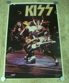 Kiss Alive 1975 Poster Boutwell RARE Mego