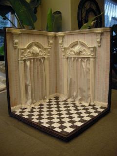 Dollhouse Miniature Corner A Hand Crafted 112 Scale Room Box
