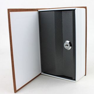 Dictionary Book Safe Security Cash Money Box with Locker & Key