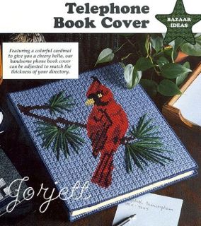 Cardinal Book Cover Picture Plastic Canvas Pattern