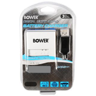 Bower 3 in 1 Individual Battery Charger for Nikon EN EL14 + AC/DC Car 