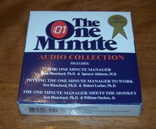  ONE MINUTE MANAGER Audio Collection 5 CD Set 3 Books Management Skills