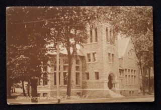 1910s Erwin Library Institute Boonville NY Oneida Co PC