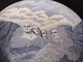 MT Rushmore National Memorial Collector Plate Johnson Brothers England 
