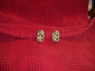   JEWELRY CINER EARRINGS CLIP ONS PALM BEACH ESTATE FIND GORGEOUS ROCKS
