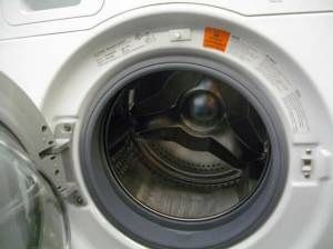 New GE 24 inch White Front Load Washer Stackable