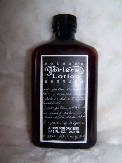 Bozeman Porters Lotion Montana Lotion for Dry Skin 8 45 oz Partial 90 