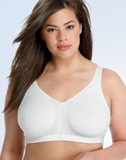   Size Ultimate Cotton Comfort Wirefree Bras, Style 1256   