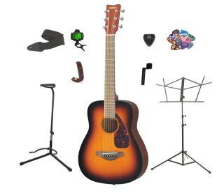 Yamaha JR2, 3/4 Size Acoustic Guitar, Tobacco Sunburst, Gig Bag, Bonus 